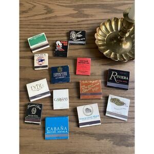 Vintage Matchbooks Nevada California Texas Casino Hotel Restaurant Lot Of 14